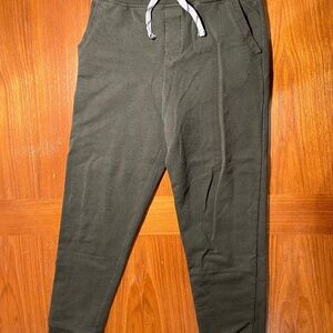 J. Crew Crewcuts Kids Drawstring Joggers Hunter Green L